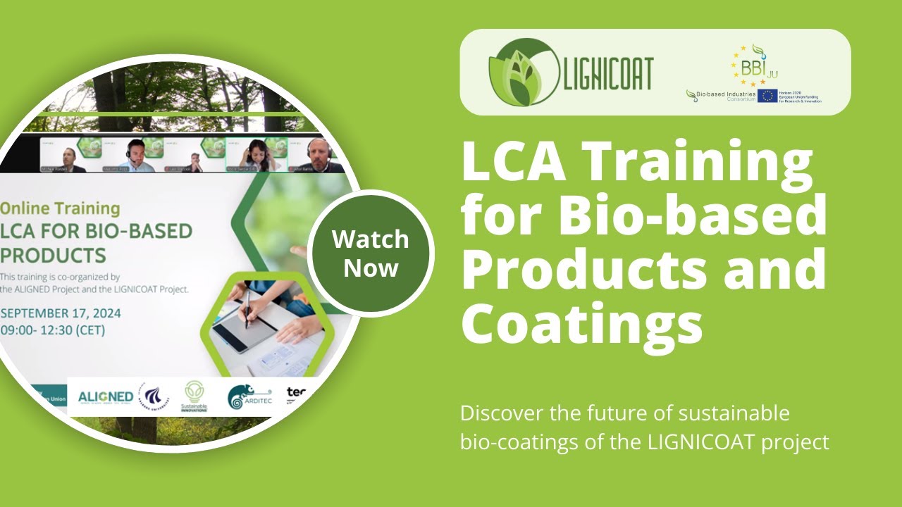 LCA Training for Bio-based Products and Coatings | LIGNICOAT & ALIGNED