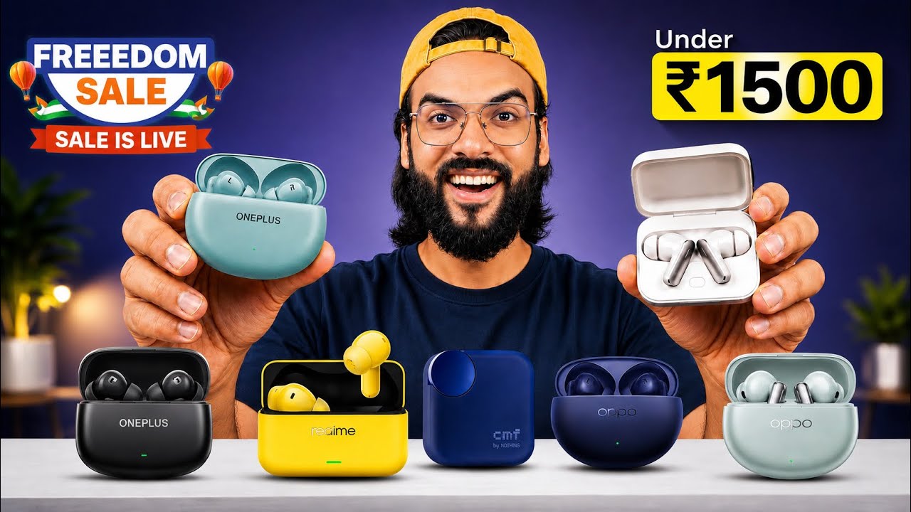 Don&rsquo;t Buy Trash🔥Best TWS Under 1500 on Flipkart Freedom Sale 2026⚡️Best TWS Under 1500