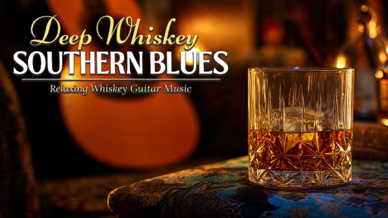 Deep Blue Whiskey Blues – Acoustic Southern Guitar, Smoky Jazz Blues, Late Night Chill Vibes