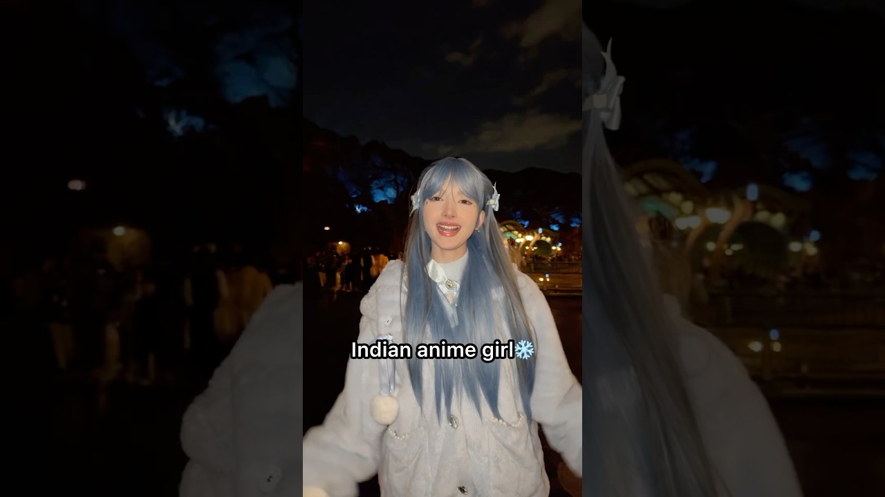 INDIAN ANIME GIRL IN JAPAN😱 #indian #japan #disney #disneyland #hindi #shorts #viralvideo