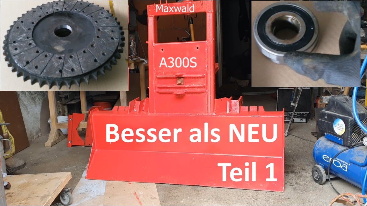 Restauration und Verbesserung meiner Forstseilwinde -Teil 1