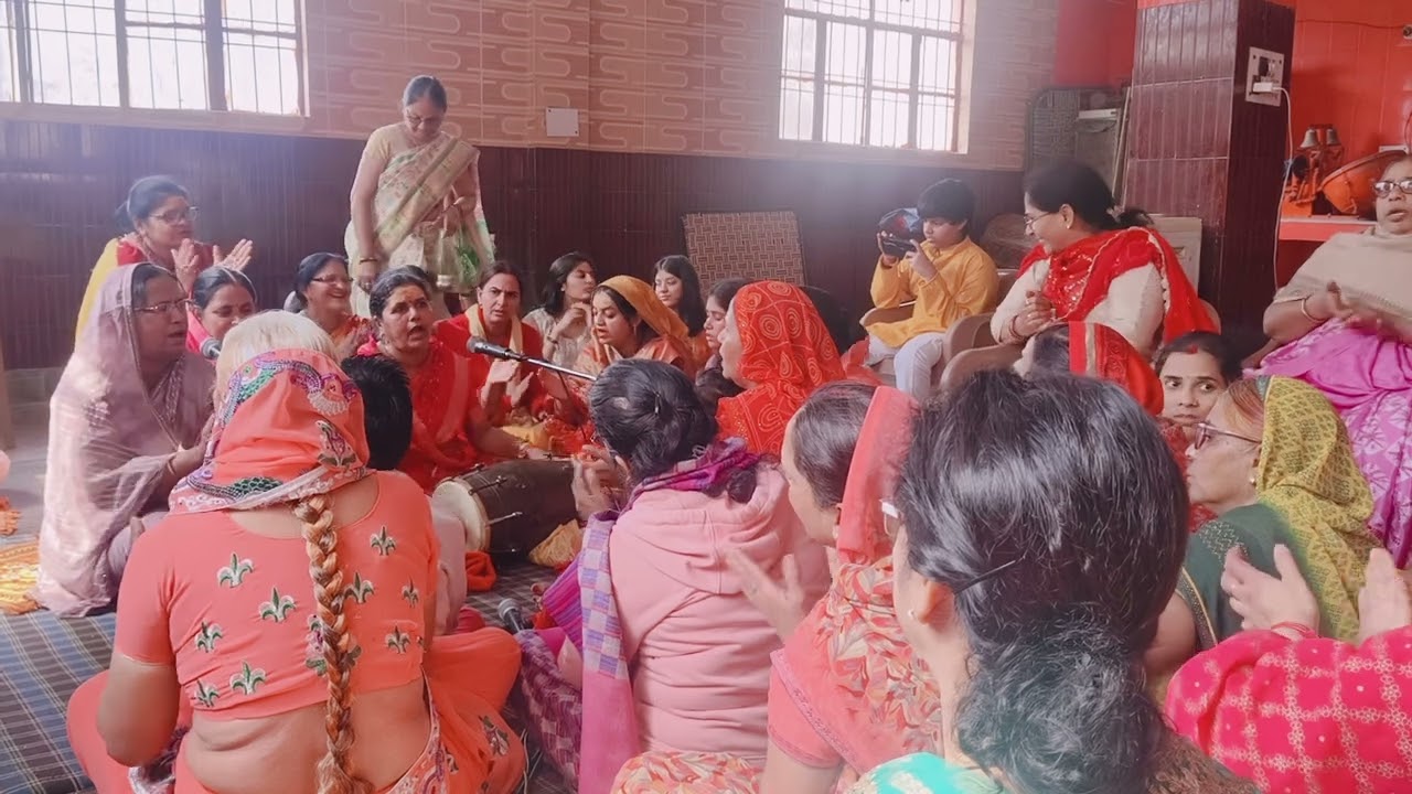 मन्दिर में किया कीर्तन 🌹राणा पूछे मीरा से🌹 मीरा किस की दिवानी हो गयी🌹