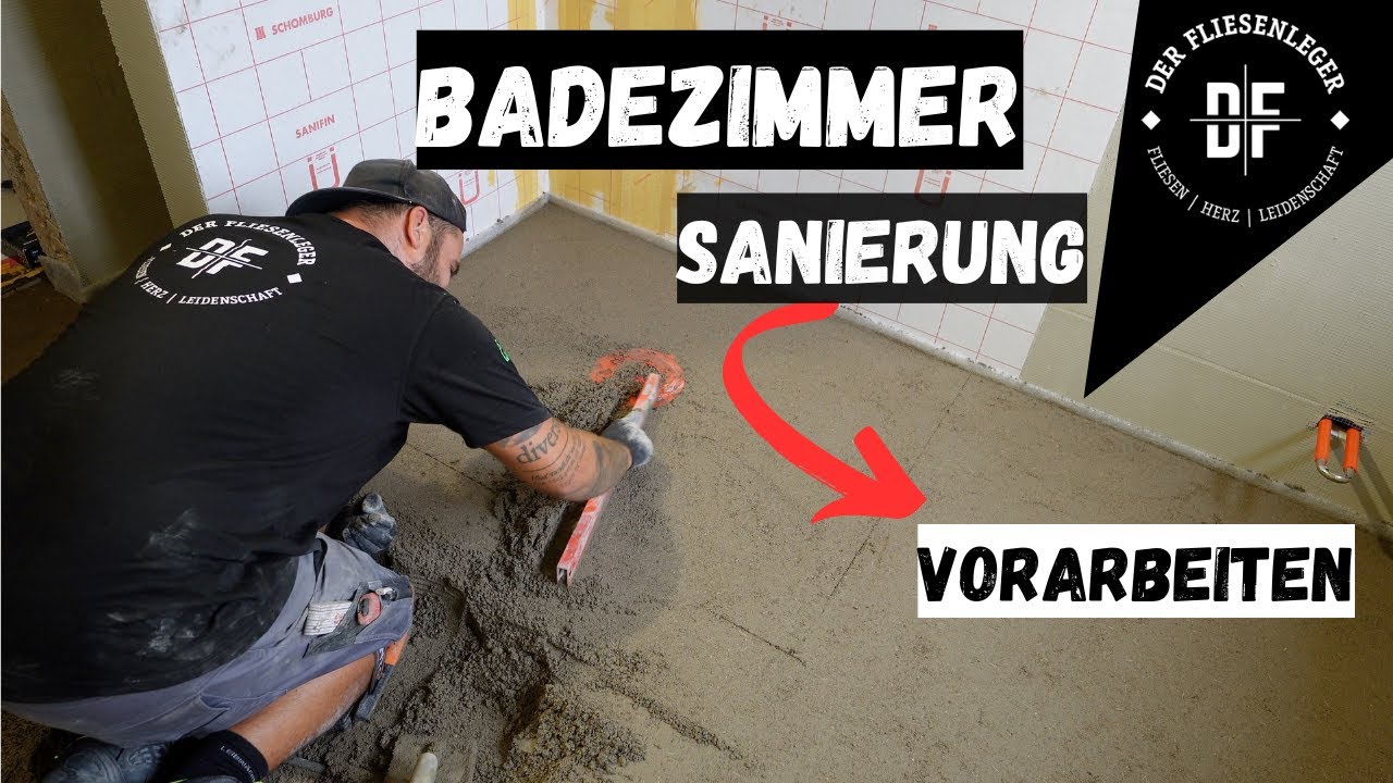 BADEZIMMER SANIERUNG - Vorarbeiten