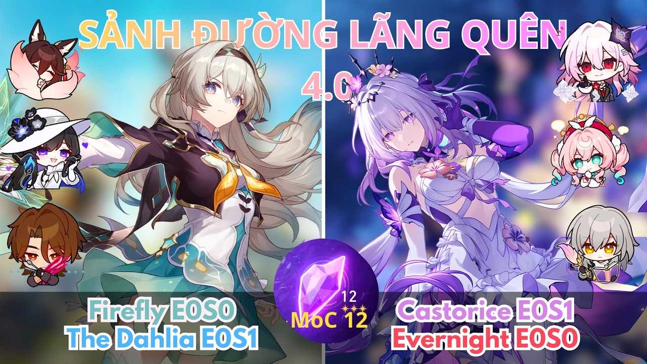 Sảnh Đường 4.0 (MoC 12) | Tầng 12 | Firefly x The Dahlia & Castorice x Evernight | Honkai Star Rail