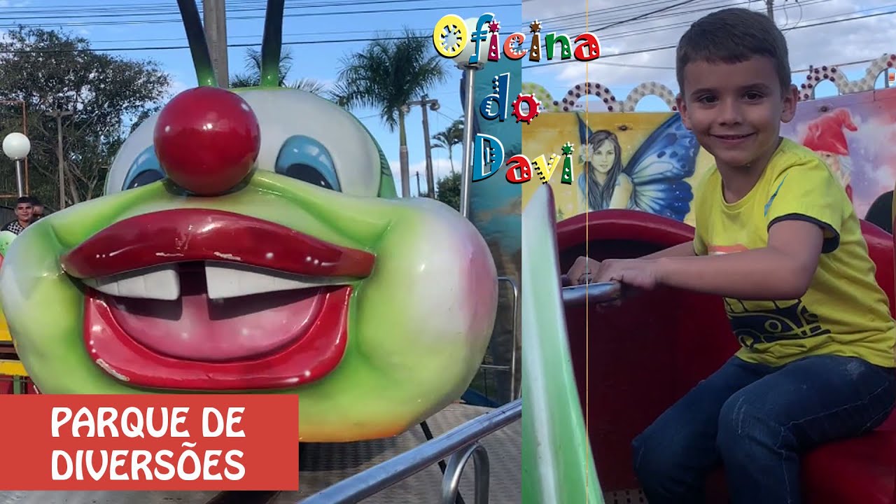Parque de Diversões -  Minhocão - Festa de Agosto de 2022 - Oficina do Davi