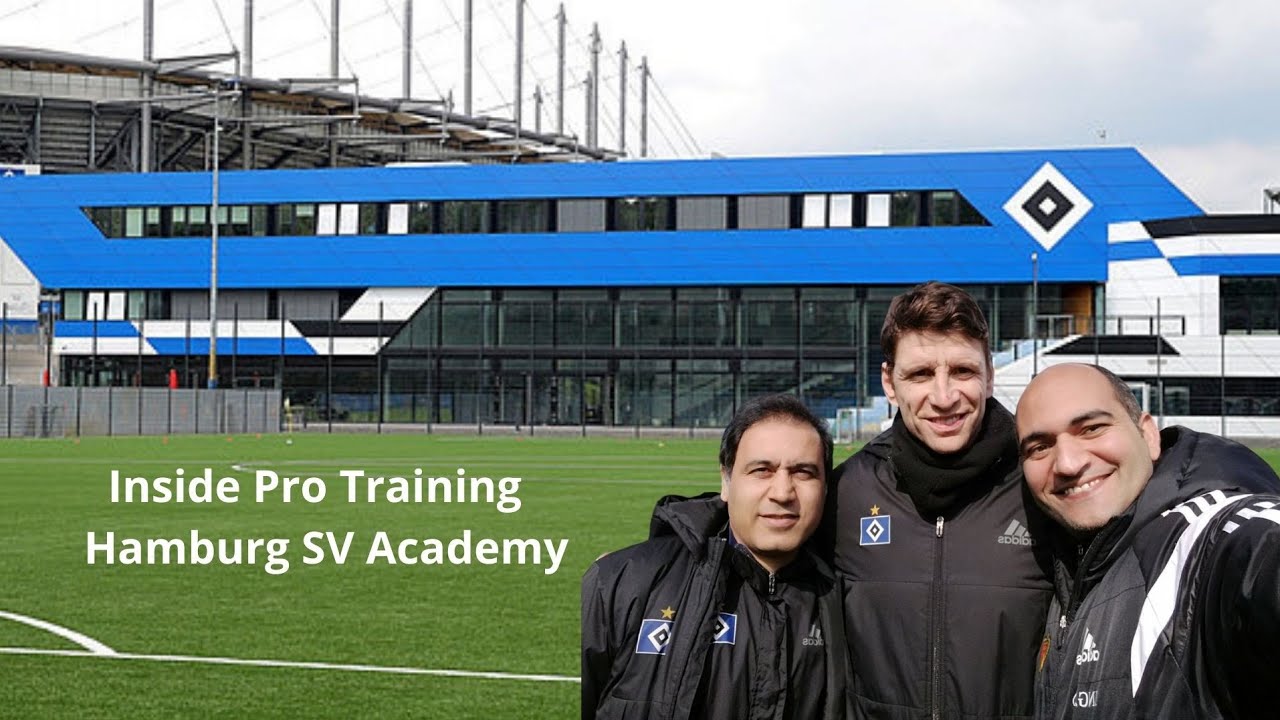 Hamburger SV Football academy,  full day training sessions U15, U18, U23 , Training idea