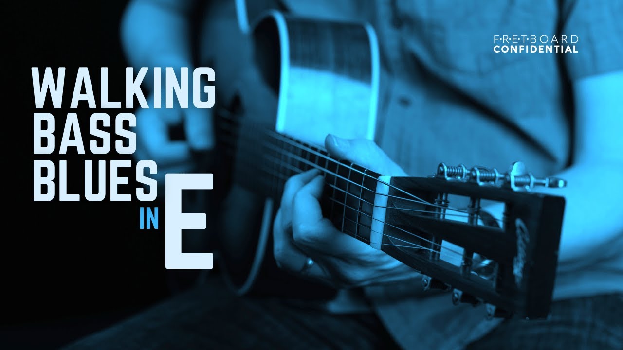 Walking Bass Blues In E