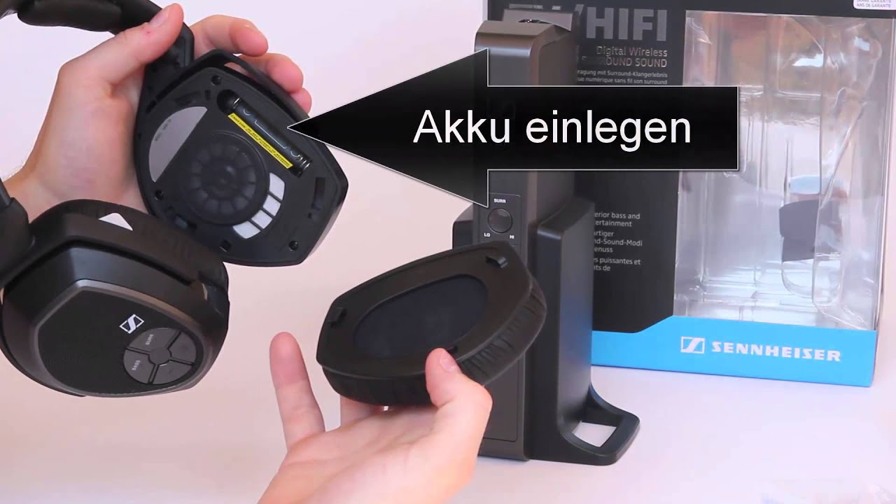 Sennheiser RS 175 Funkkopfhörer Test - Teil 2:Vorbereitungen