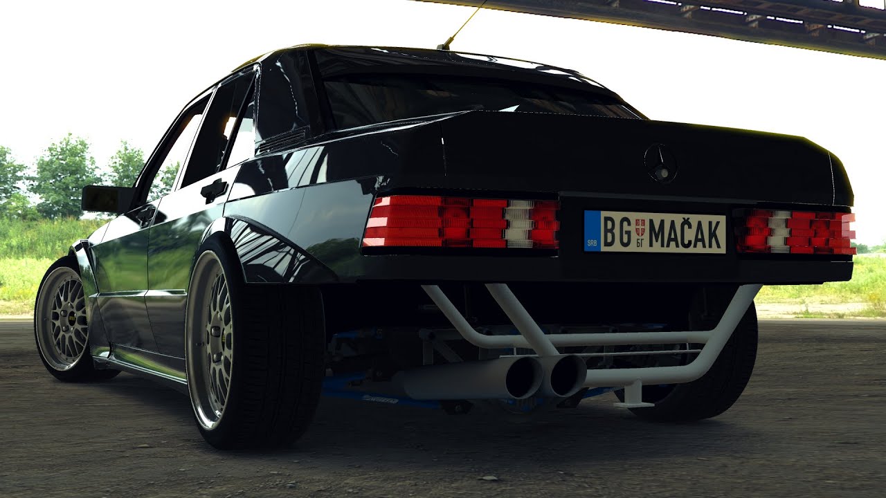MIŠELUK STREET DRIFT - TURBO 190E - МАЧАК