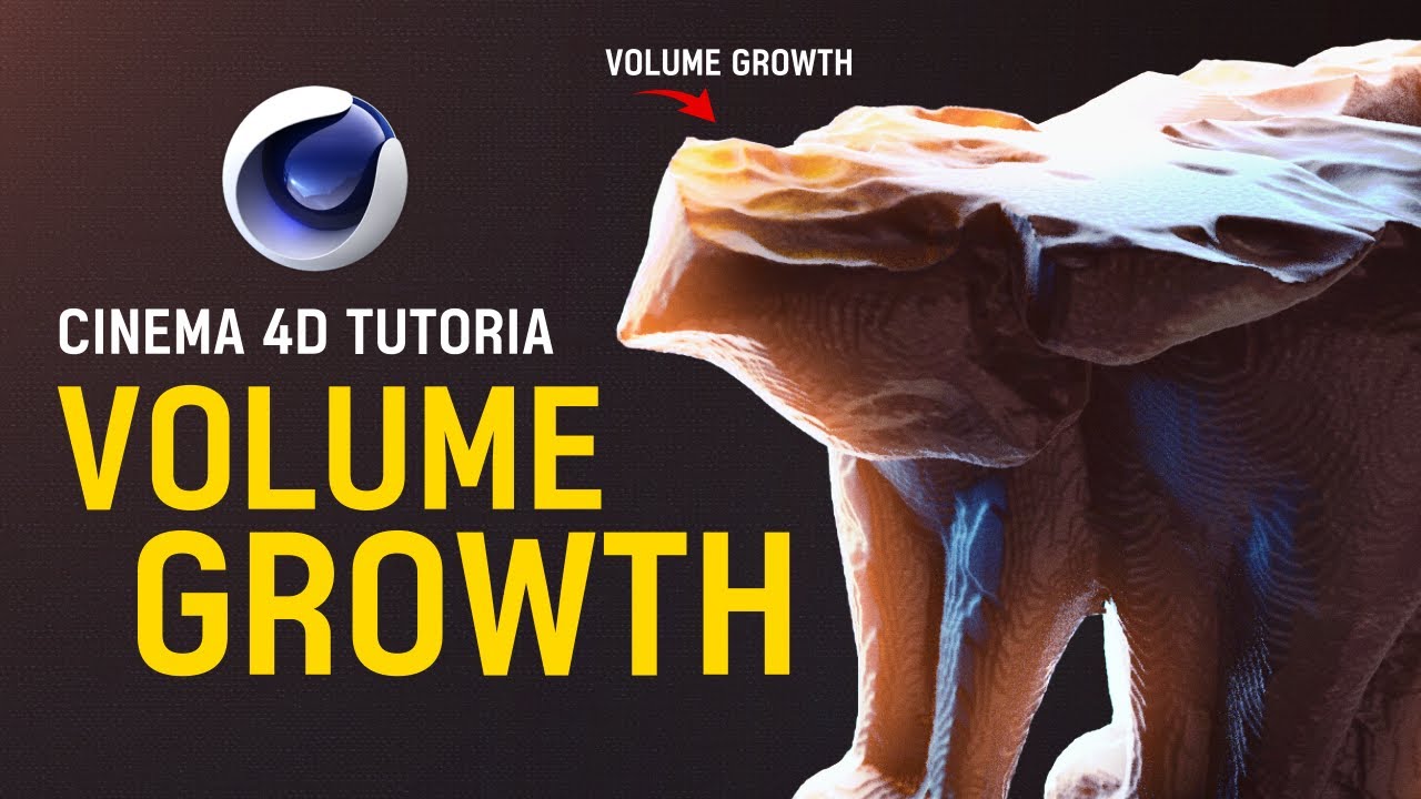 CINEMA 4D Volume Growth Based on Field Tutorial l 볼륨 자라나게 하게