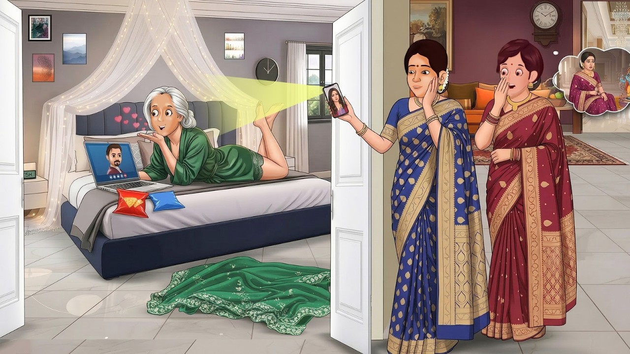 अमीर सास का डिजिटल अफेयर | Story Time | Saas Bahu | New Story | Kahaniya | Hindi Stories
