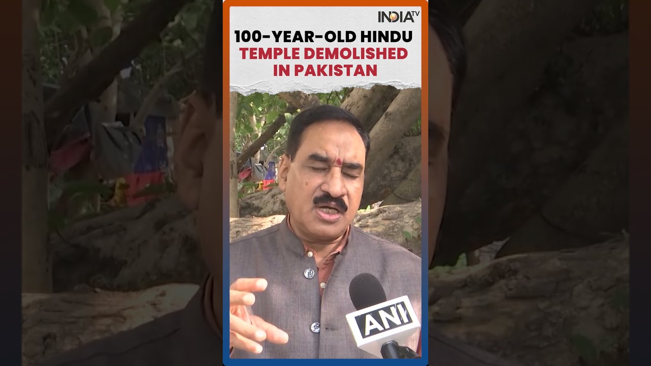 Pakistan Hindu Temple Demolished After 100 Years, VHP's Vinod Bansal Condemns Action #shorts
