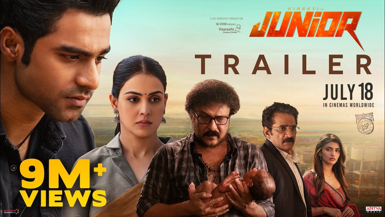Junior Trailer - Telugu | Kireeti | Ravi Chandran | Genelia | Sreeleela | Radha Krishna | DSP