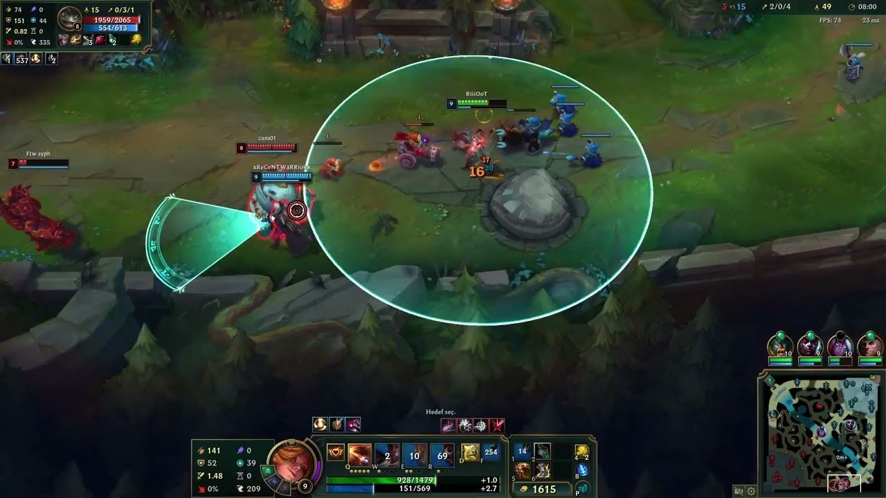 Miss Fortune VS Malphite
