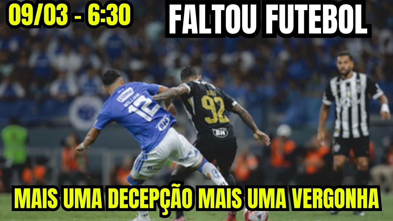 🔴AO VIVO🔴FALTOU FUTEBOL 🔸MAIS UMA DECEPÇÃO, MAIS UMA VERGONHA