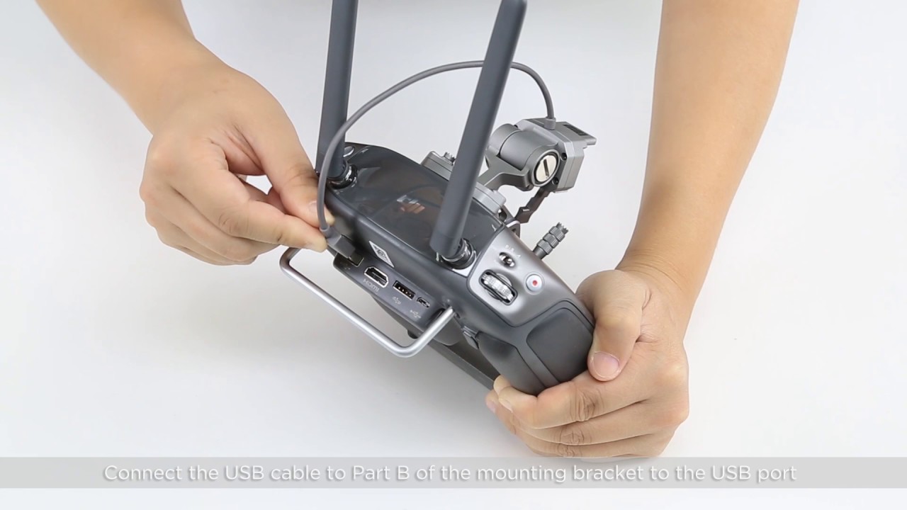 DJI CrystalSky - Mounting the CrystalSky Monitor
