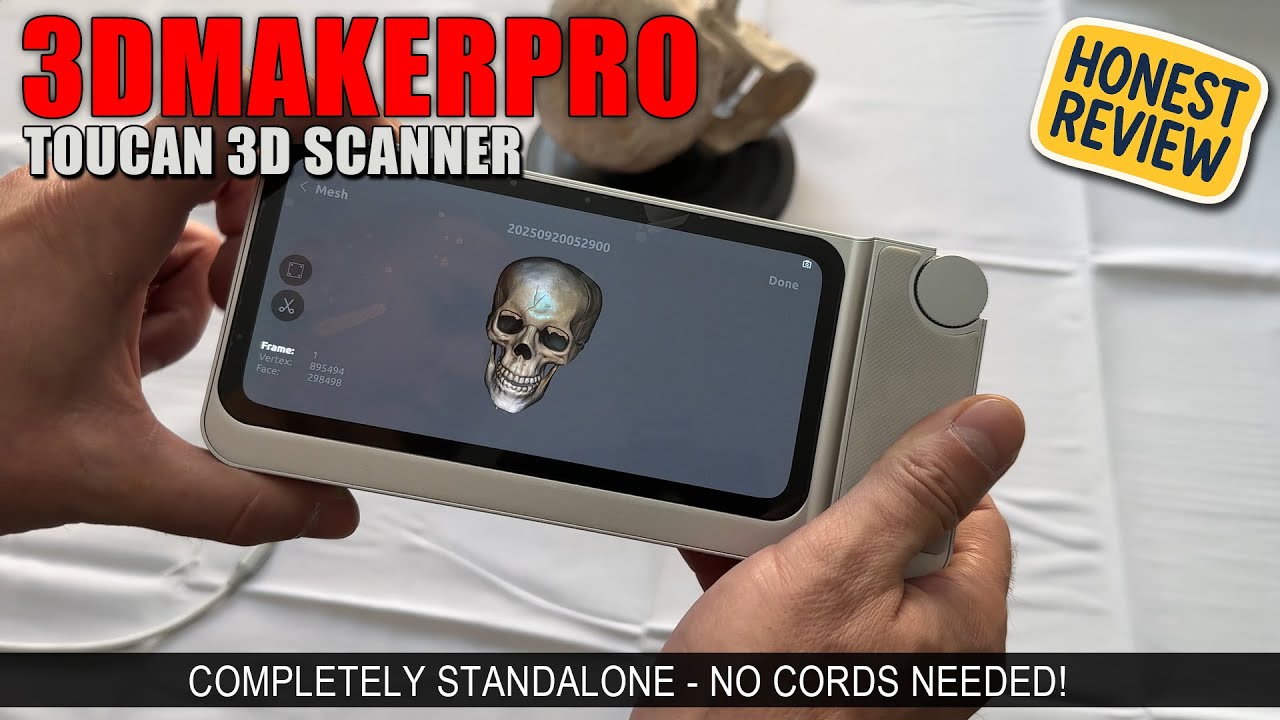СОВЕРШЕННО НОВЫЙ! 3D-сканер Toucan от 3DMakerPro [ПОЛНОСТЬЮ АВТОНОМНЫЙ]