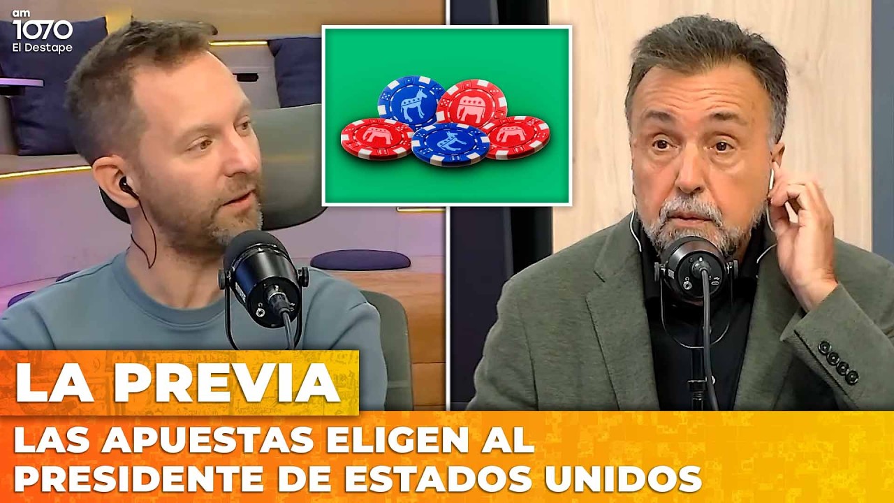 LAS APUESTAS ELIGEN AL PRESIDENTE DE ESTADOS UNIDOS | LA PREVIA con Ari Lijalad y Roberto Navarro