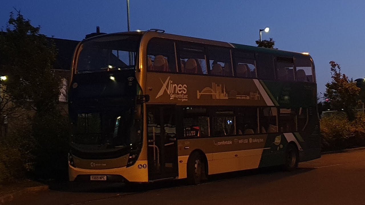 Journey on Route X45 | YX69NPC/6339 - Go North East: ADL E40D/ADL Enviro 400MMC