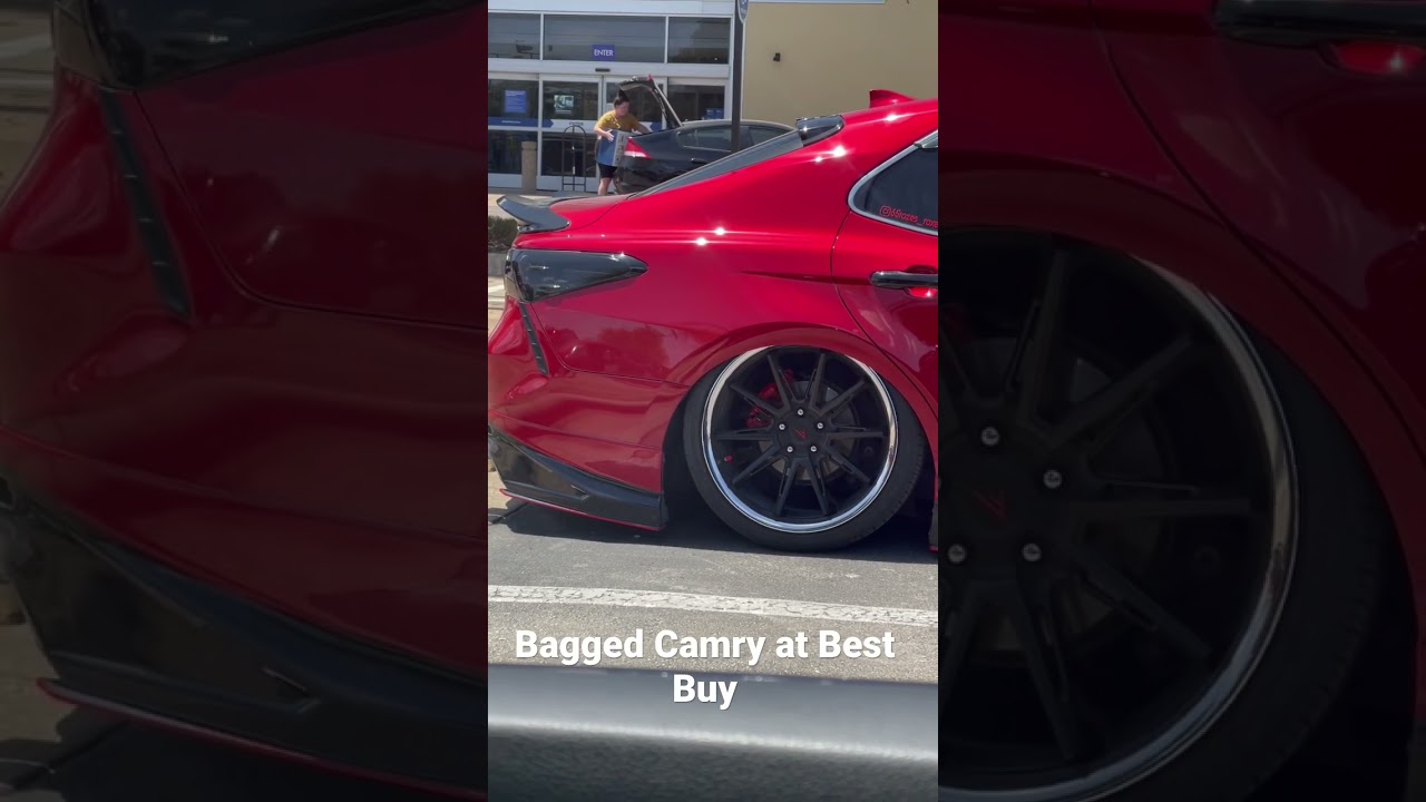 Girl owned - bagged Toyota Camry - what do you think? Air suspension
