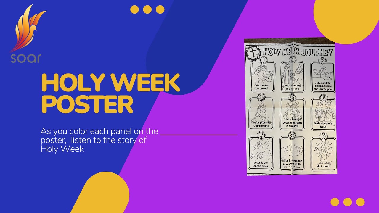 Holy Week Poster Reflection