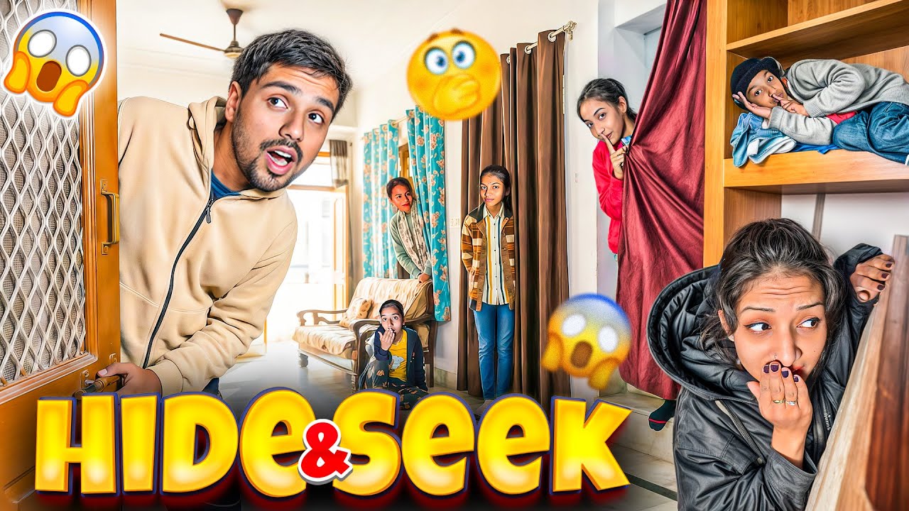 Hide And Seek Challenge In My House Again 😲 hungama ho gya 
