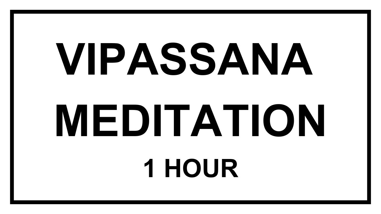 Vipassana Meditation 1 Hour | Silent Practice | 5 Minute Bell Intervals