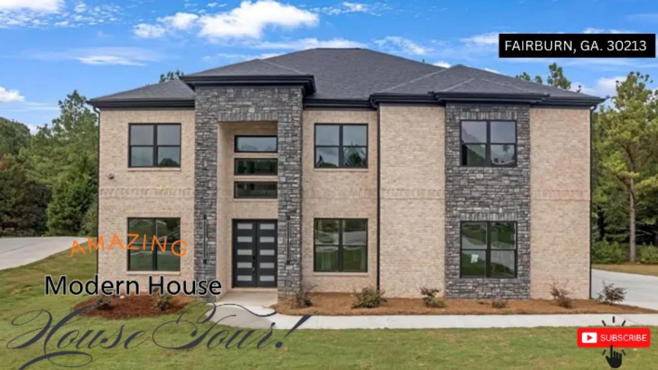 HOUSE TOUR| Atlanta House For Sale| Fairburn, Ga.| New Construction| No Bank! No Credit Option!
