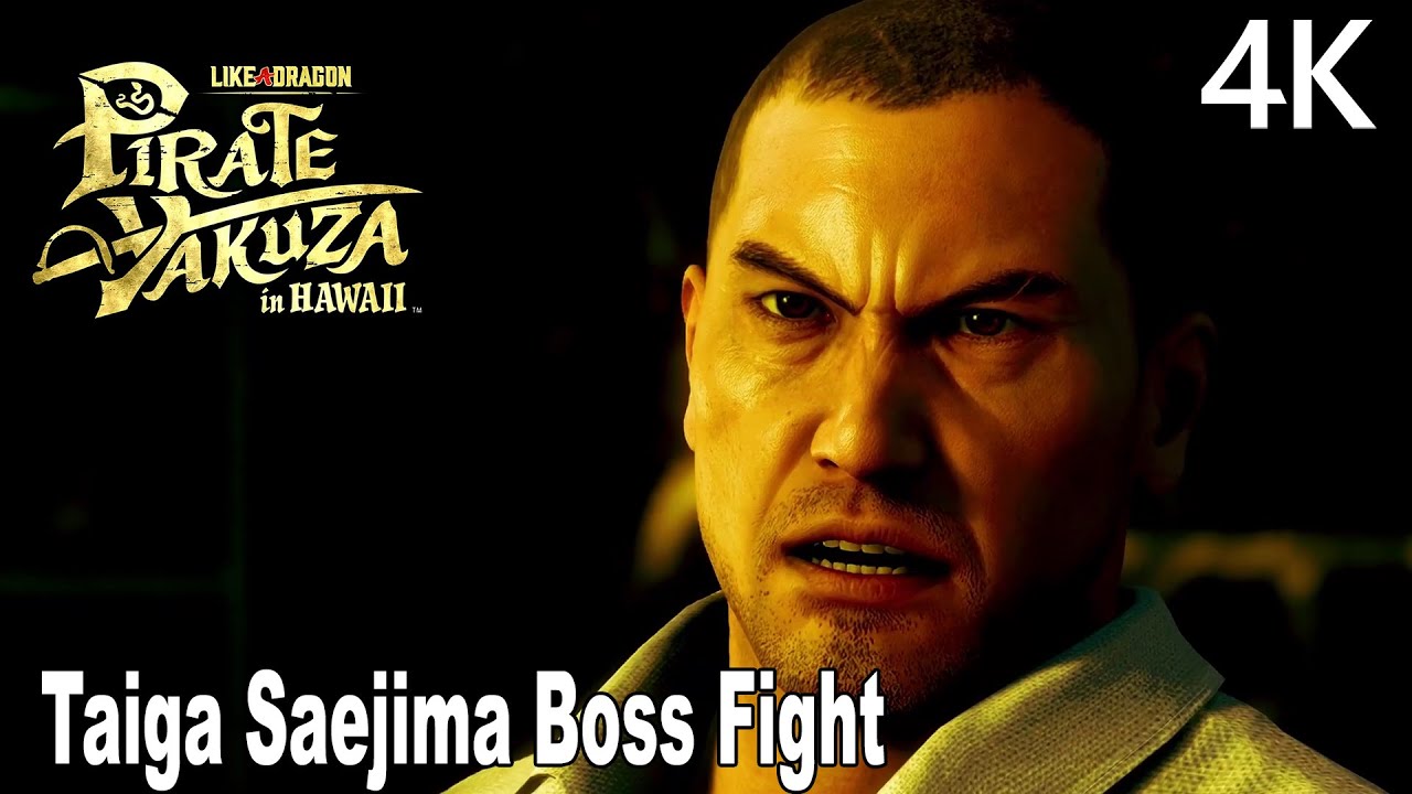 Taiga Saejima Boss Fight Like a Dragon Pirate Yakuza in Hawaii 4K