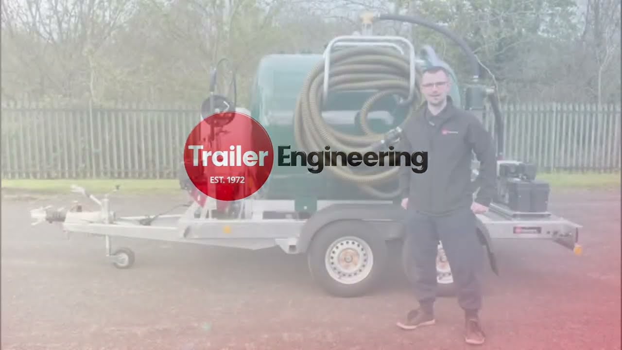 2400 Litre Highway tow vacuum tanker and pressure washer