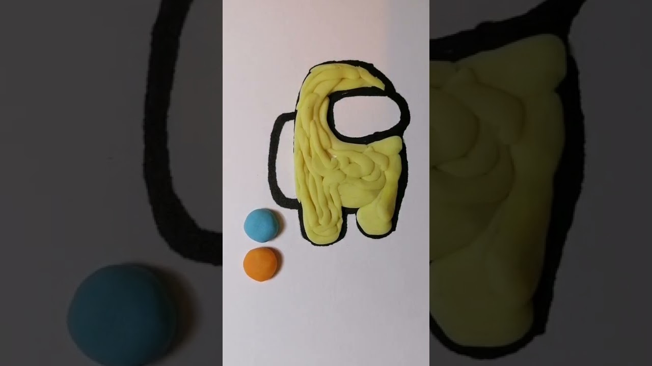 Among US /Play Dough #amongus #among #shorts  #satisfying #play #creative #Art #cartoon #playdough