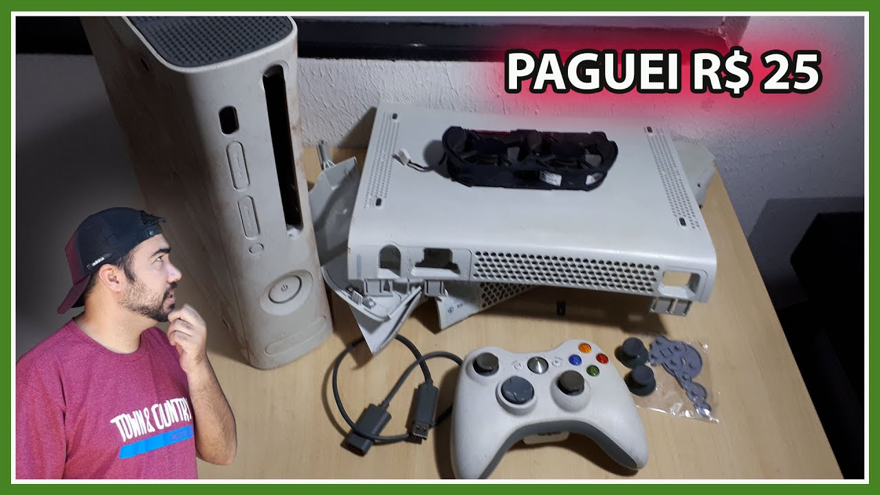 Comprei mais peças para o Xbox 360 fat de R$100 Reais - Ep: 02