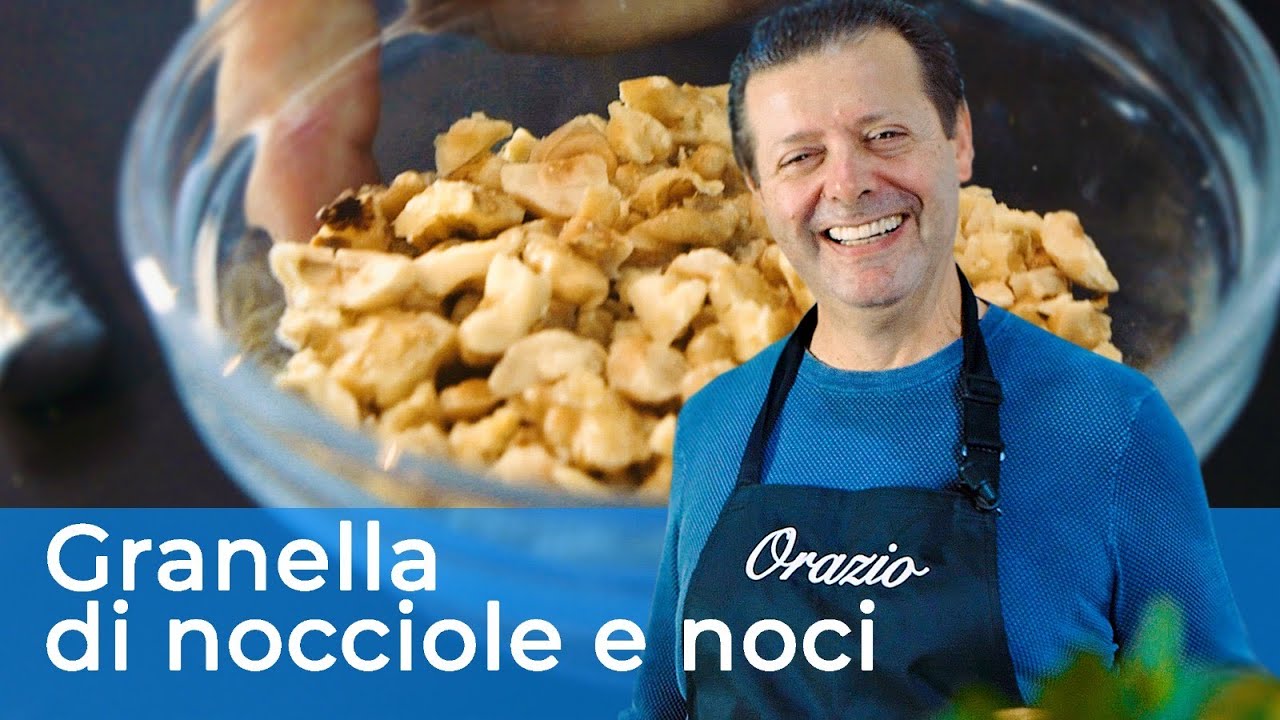 Topping: granella di nocciole e noci
