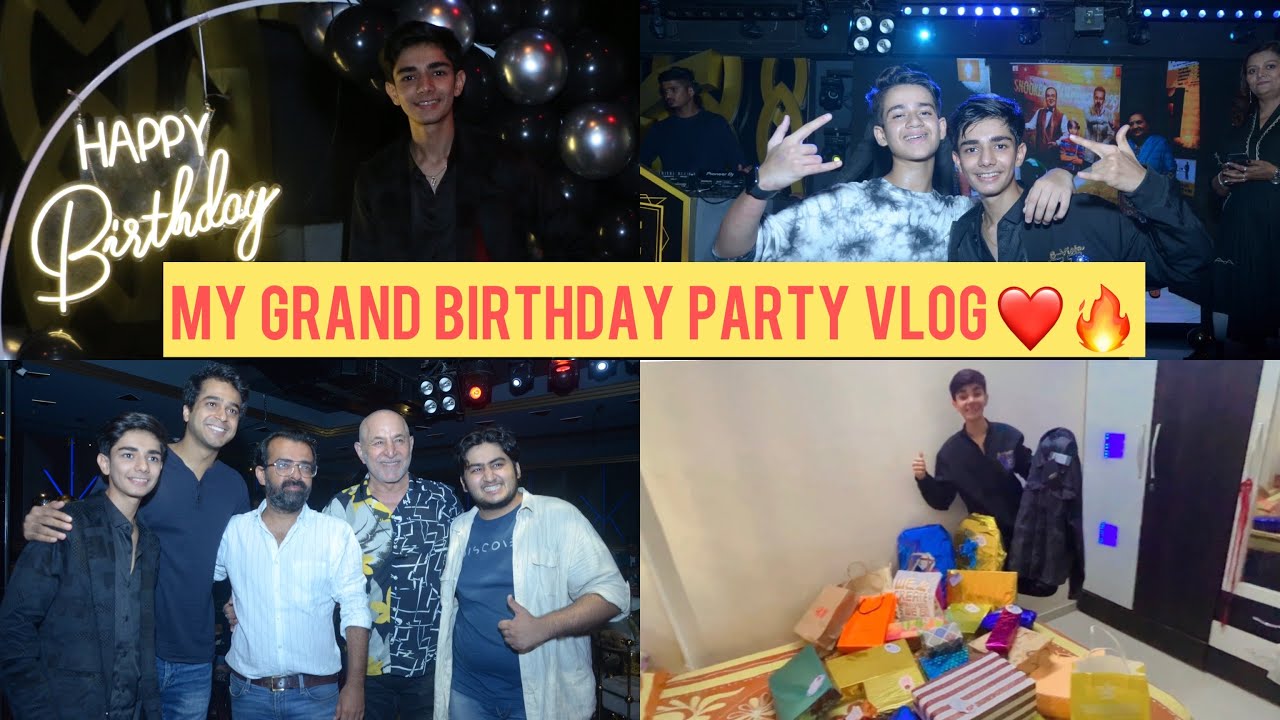 MY GRAND BIRTHDAY VLOG ❤️🔥🎉 ||Varun Buddhadev||