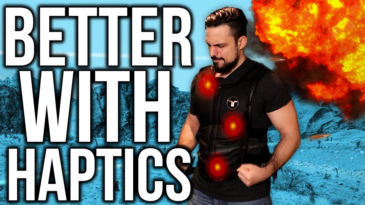 VR is BETTER with Haptics - bHaptics x40 Tactsuit Review