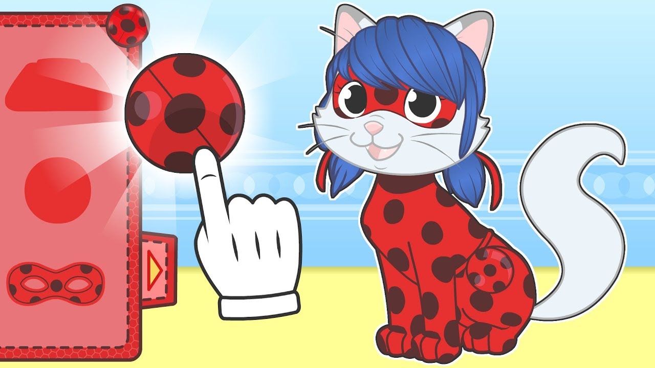 BABY PETS 🐞 Kira the Cat Dresses up as a Superhero Bug| Cartoons for Children