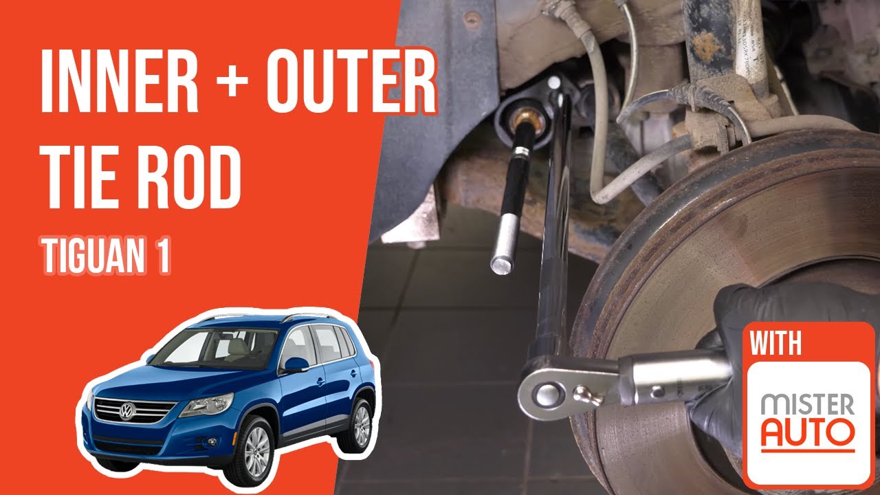 How to replace the inner and outer tie rod Tiguan mk1 🚗