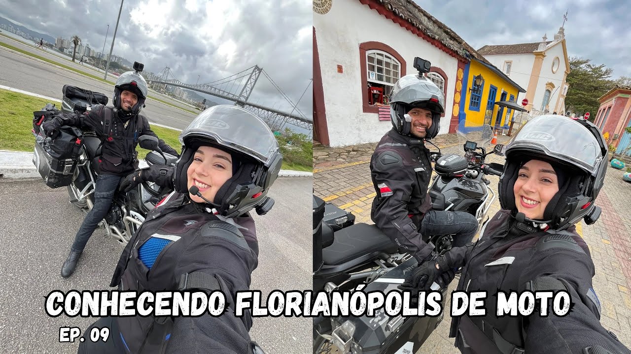 Conhecendo Florianópolis de Moto 