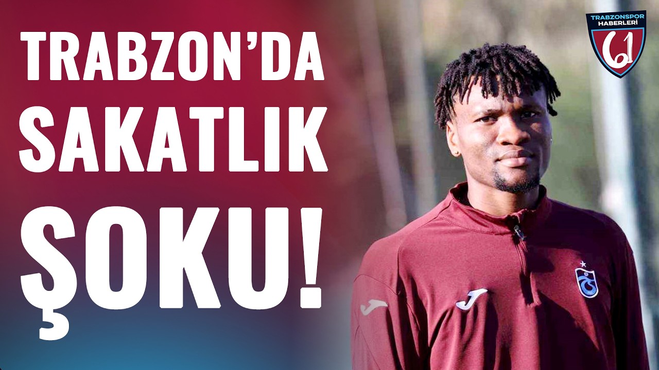 Trabzonspor'a Nwaiwu'dan Kötü Haber! Yunus Emre Sel Futbolcunun Sağlık Durumunu Açıkladı!