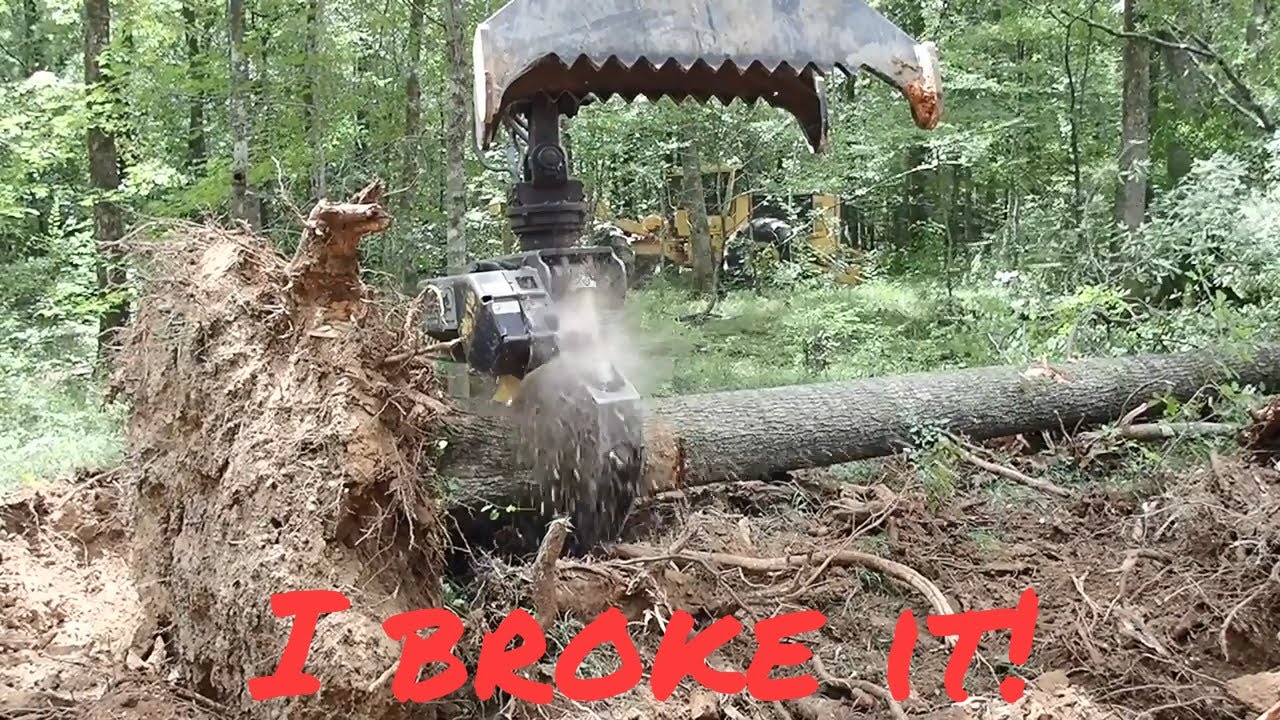 Rotobec grapple- Broke the main pin boss out!