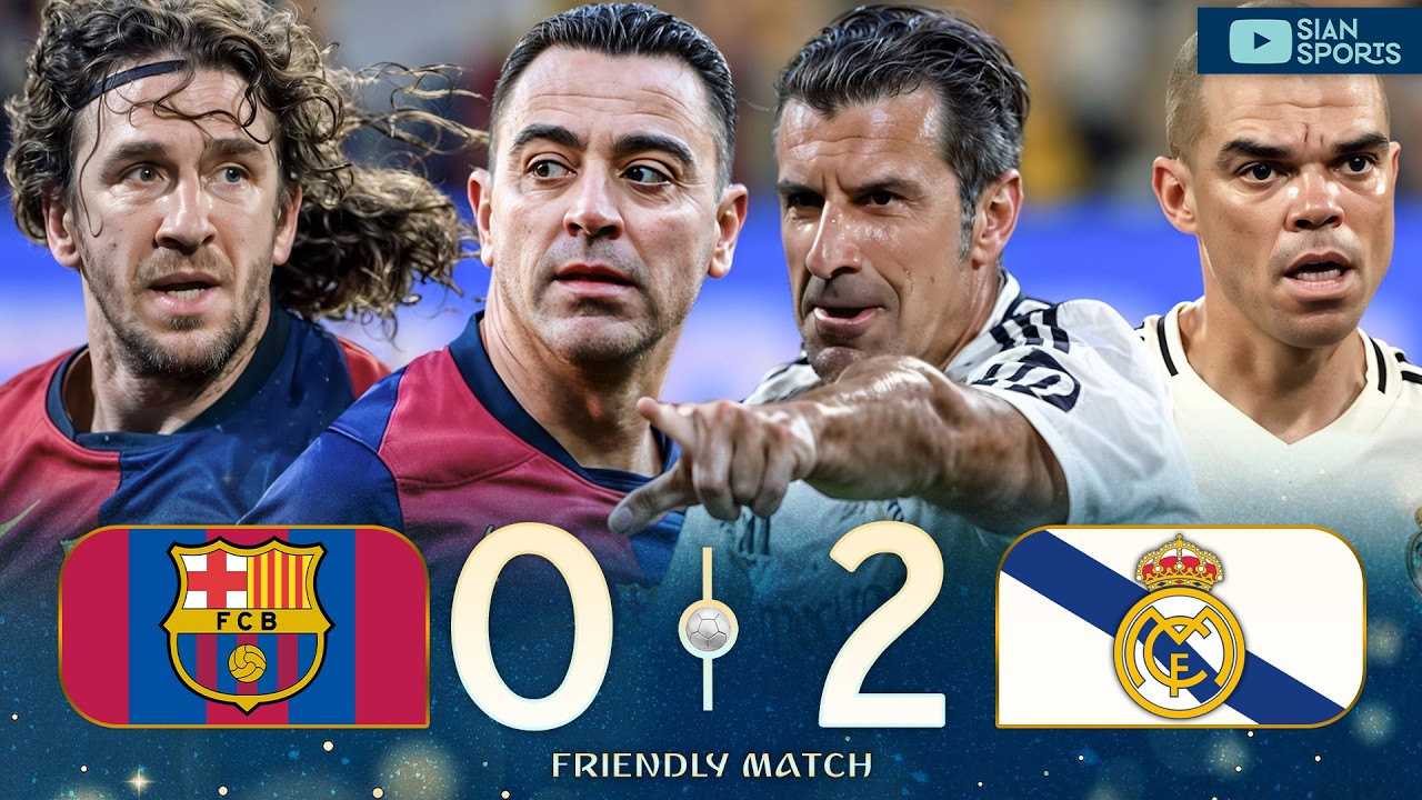 ХАВИ, ФИГО, ПУЙОЛЬ, ПЕПЕ И ДРУГИЕ ЛЕГЕНДЫ УСТРОИЛИ ШОУ В EL CLASSICO ДЛЯ ПЕНСИОНЕРОВ!
