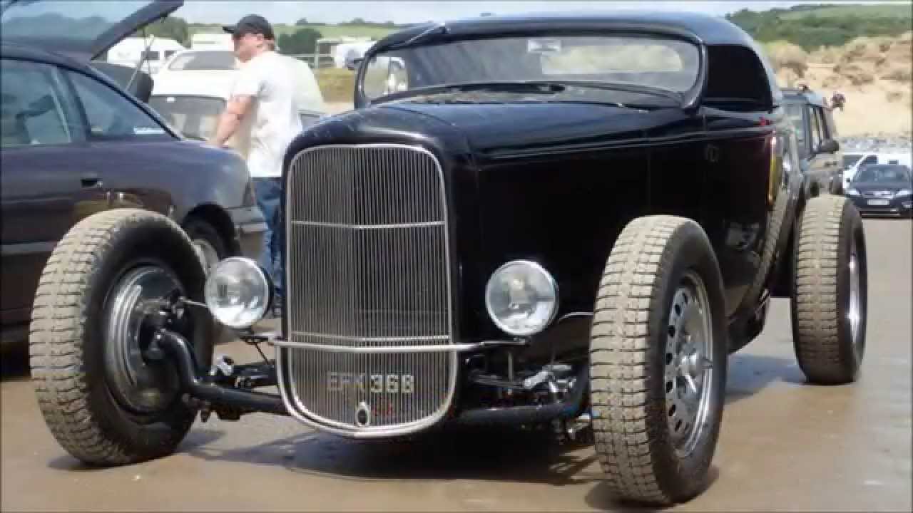 Vintage Hot Rods at Pendine Sands