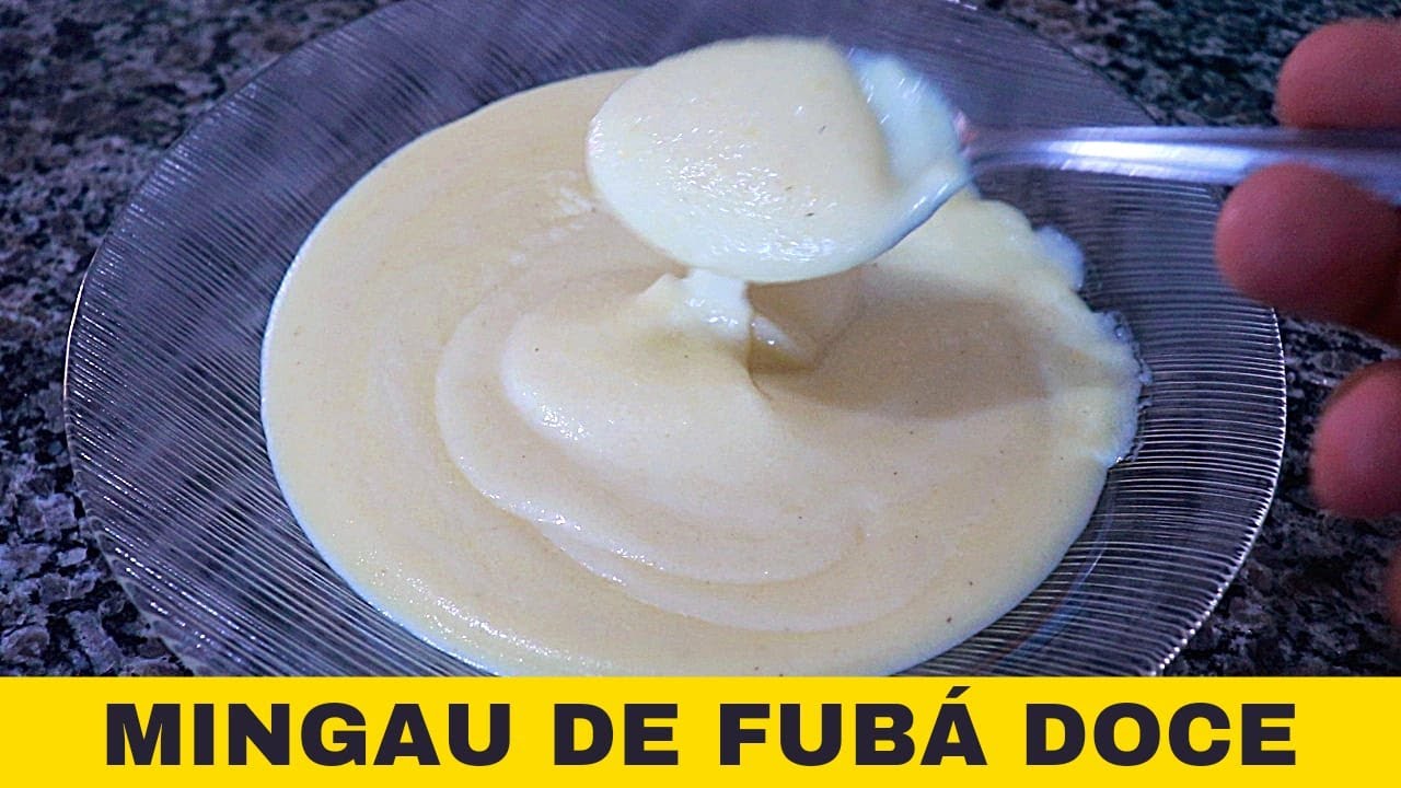 COMO FAZER MINGAU DE FUBÁ DOCE