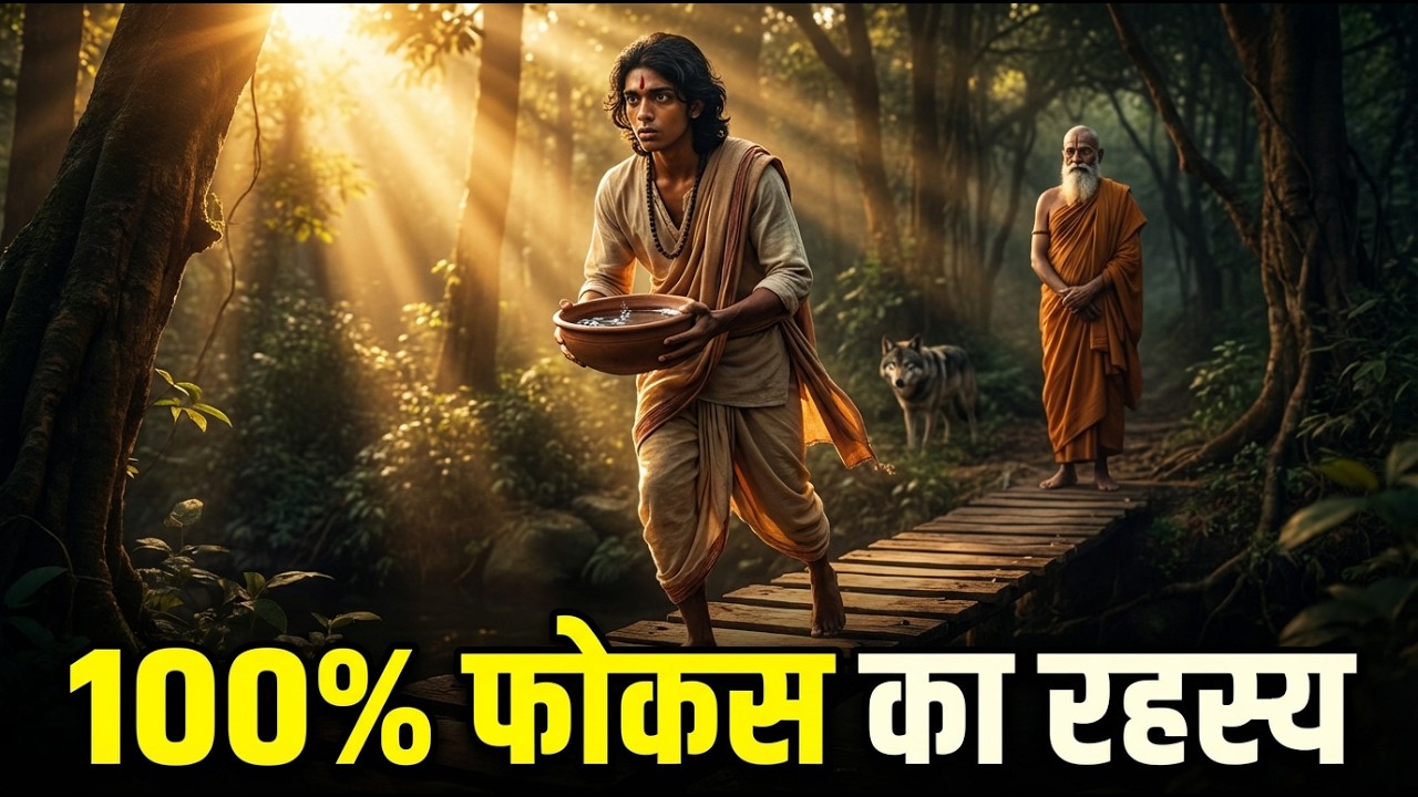फोकस बढ़ाने का सबसे शक्तिशाली तरीकाEnglish:The Most Powerful Way To Improve Focus| A Buddhist Story