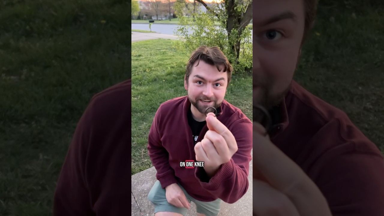 Why do we propose on one knee?!