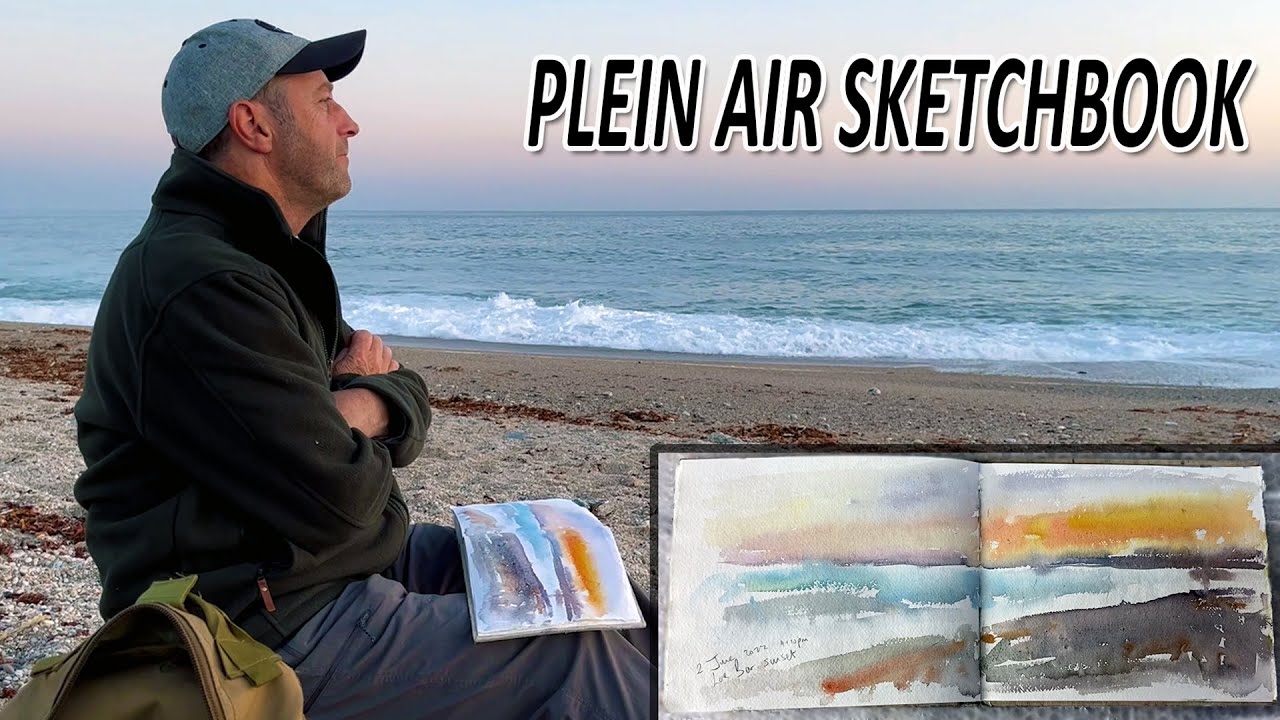 Plein Air Sketchbook - (tour #20, 2022) ✶ Khadi Papers rough texture