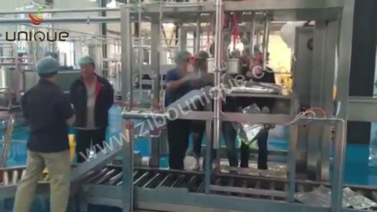 Mango pulp fruit pulp aspetic filling machine from zibounique