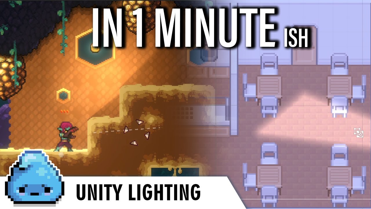 Новое освещение Unity 2D всего за 1 МИНУТУ