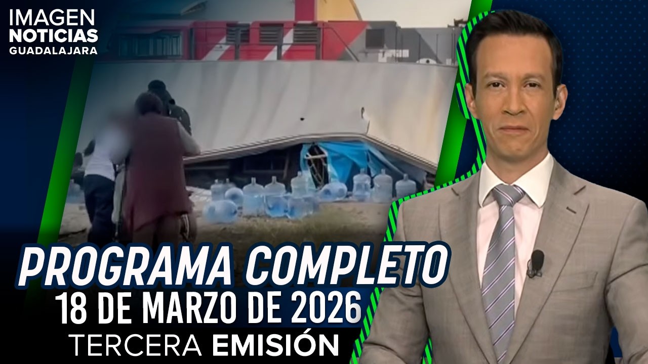 Imagen Noticias GDL con Ricardo Camarena | Programa completo 10 de marzo 2026