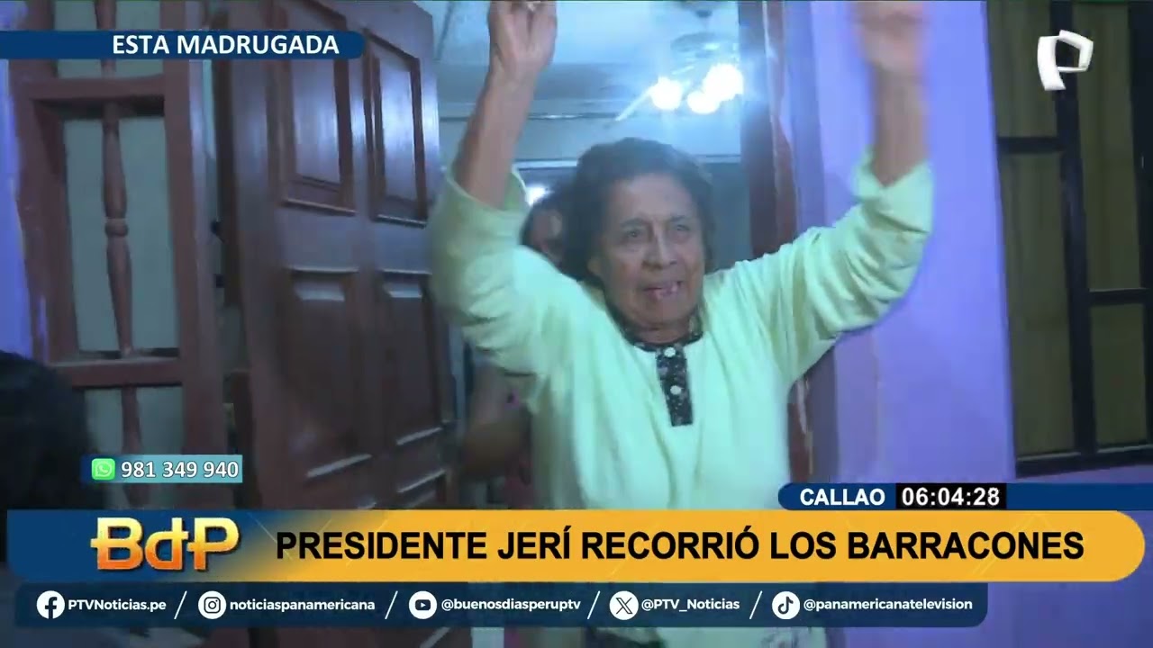 Vecinos del Callao piden más seguridad durante visita del presidente Jerí